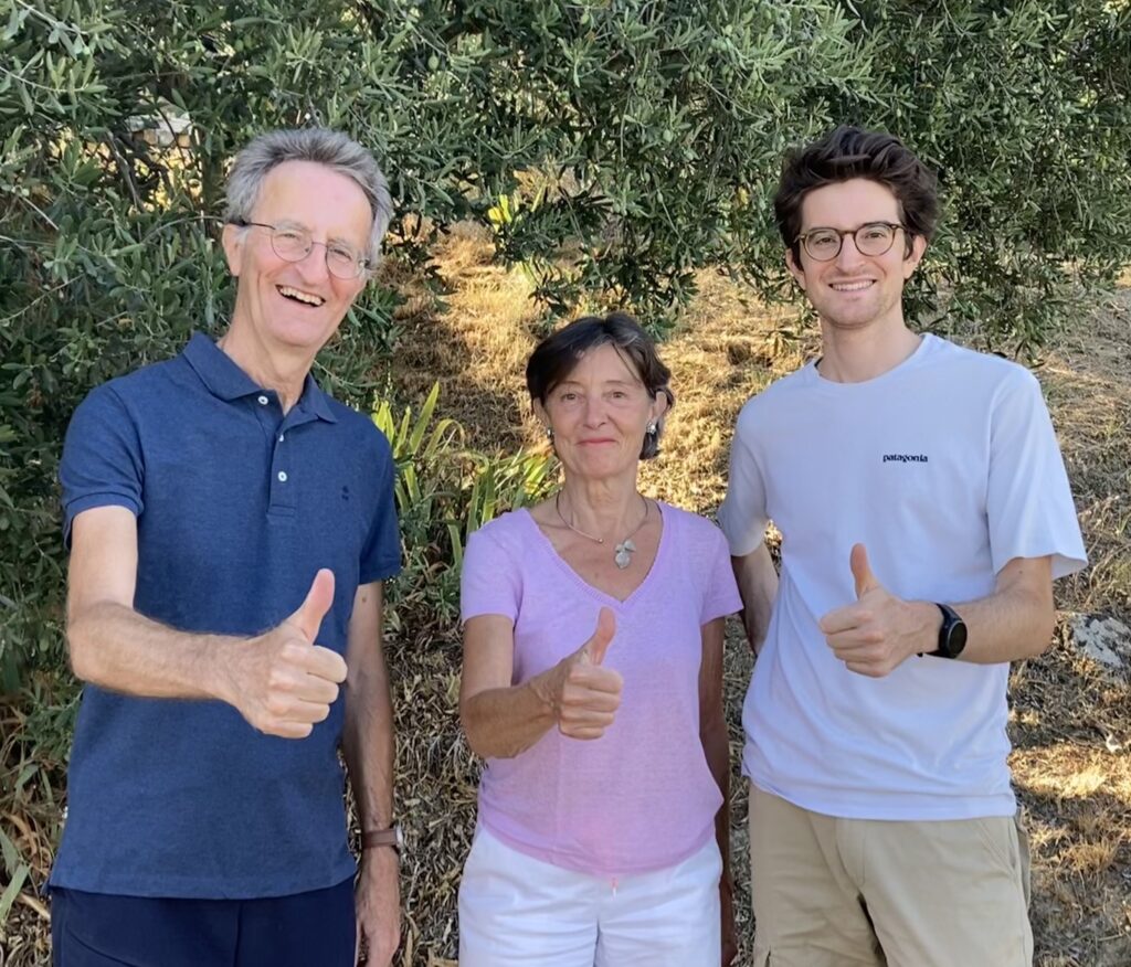 Patrick, Béatrice et Antoine. Equipe autour du projet Delicesfood.